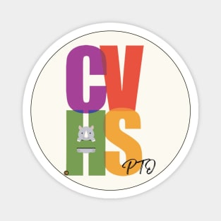 CVHS PTO LOGO IN CIRCLE Magnet